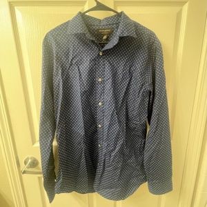 Banana Republic M Blue Paisley Button up Shirt
